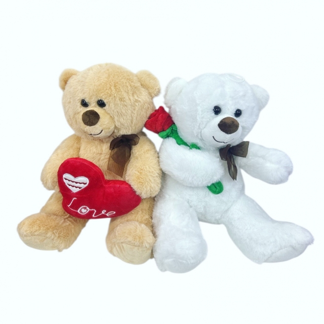 30 cm kalpli güllü ayıcık hlly 62564