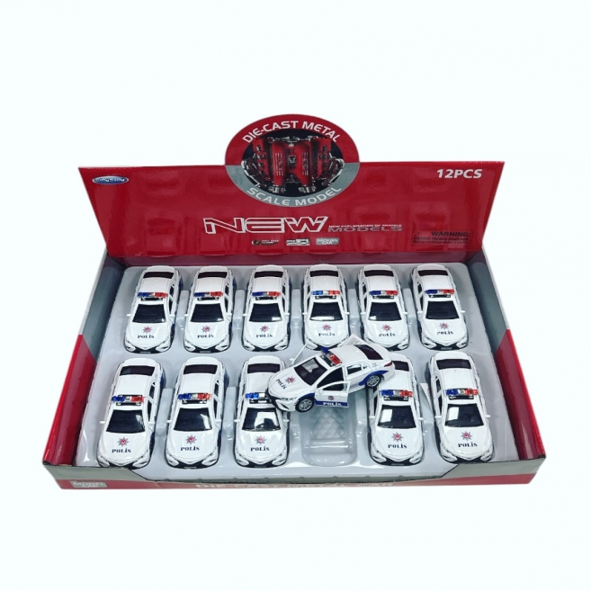 Metal polis araba kdmr 6228-12D/ adet fiyatı 125₺