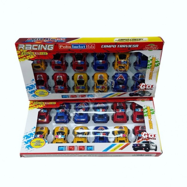 12 li çekbırak polis arabaları mtş 60715/ adet fiyatı 12.5₺