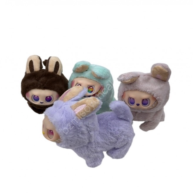 Pilli sesli ışıklı yürüyen labubu cn 4109