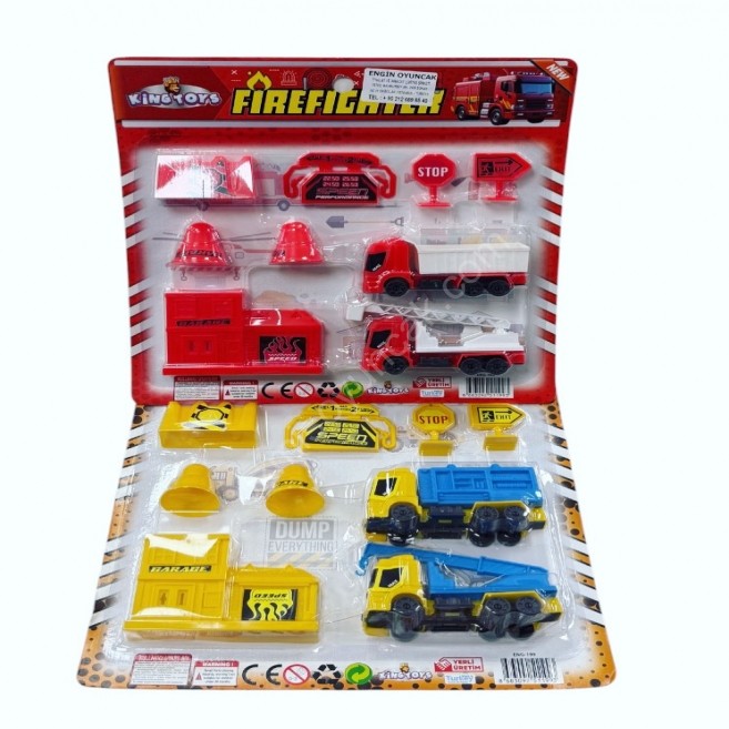 İtfaiye ve inşaat araçlı set eng 199