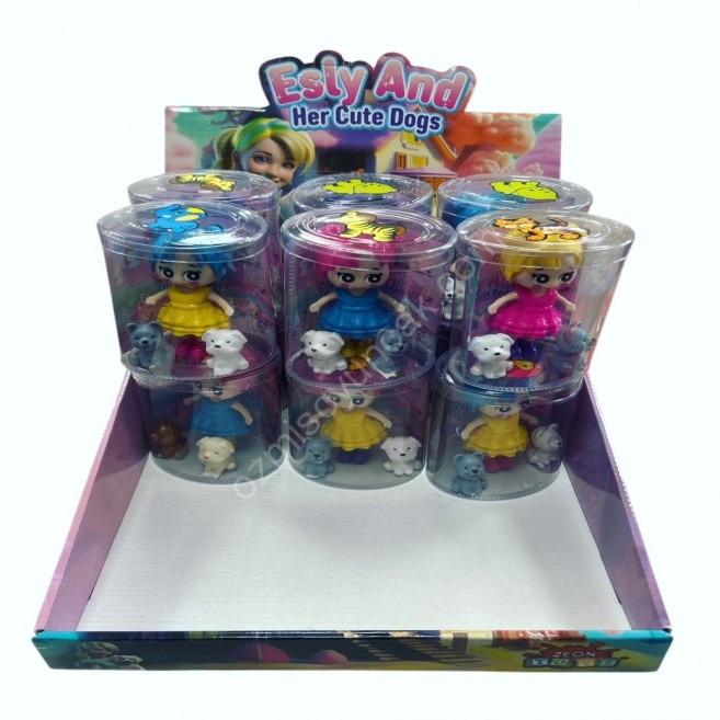 Pvc kutuda köpekli bebek zn 5260/ adet fiyatı 60₺