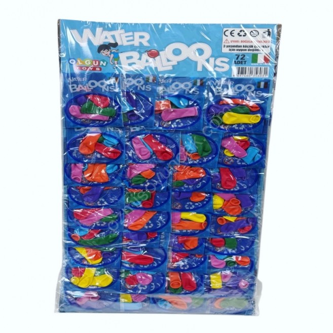 4 lü paket su balonu olg / adet fiyatı 2.5₺