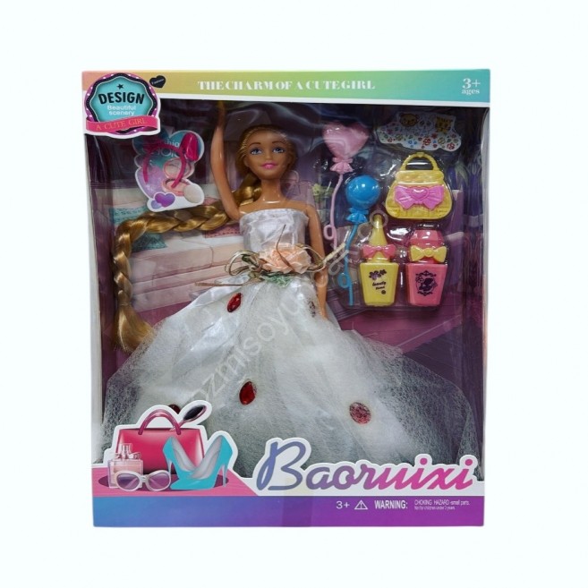 Uzun saçlı bebek balonlu brs 24