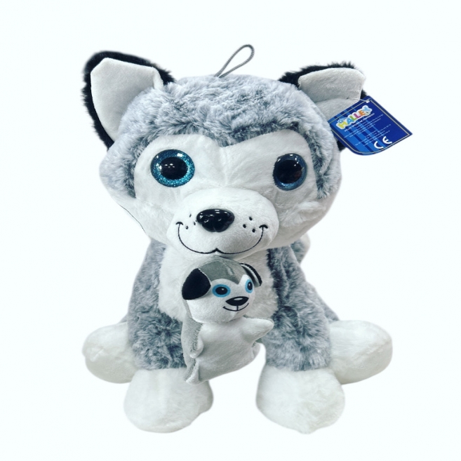 35 cm sesli yavrulu köpek hlly 62933