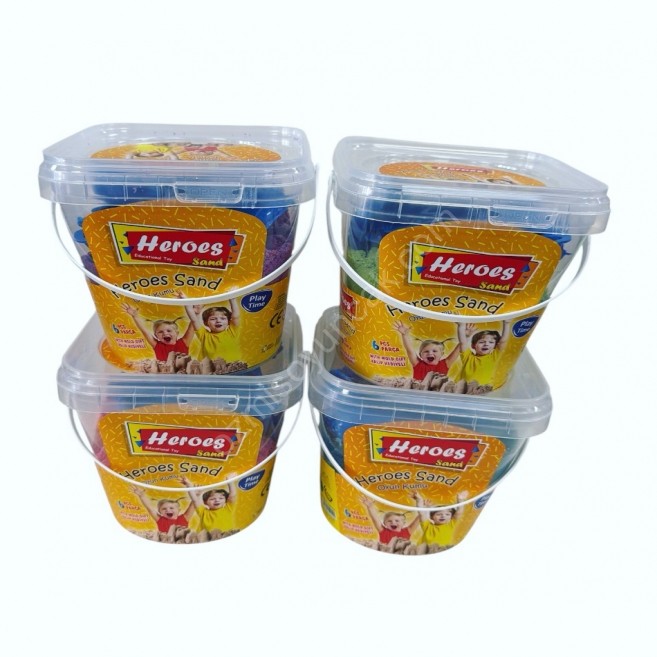 500 g kalıplı Kovalı kinetik kum 019