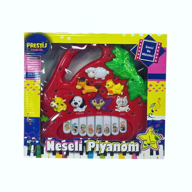 Neşeli piyanom hayvanlar çilek pre 22