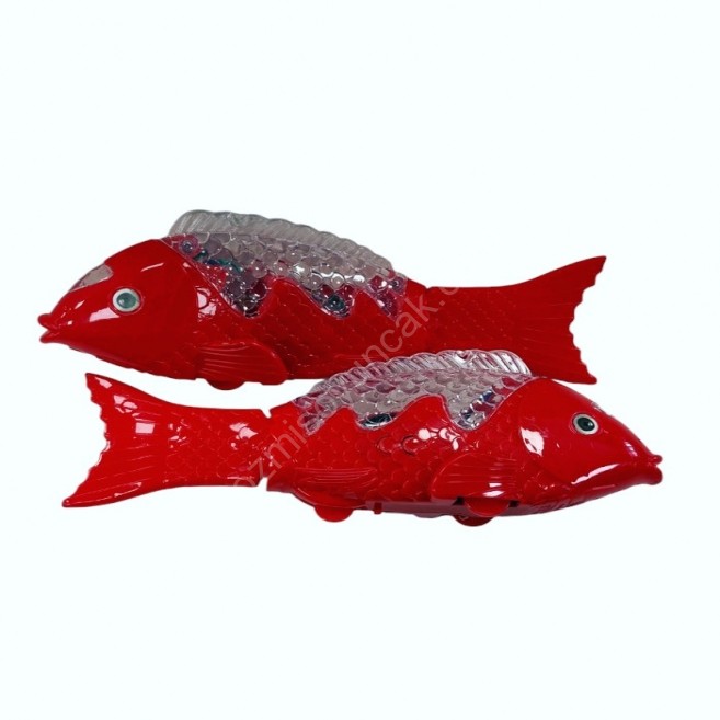 Pilli ışıklı müzikli kırmızı balık cnl 7777