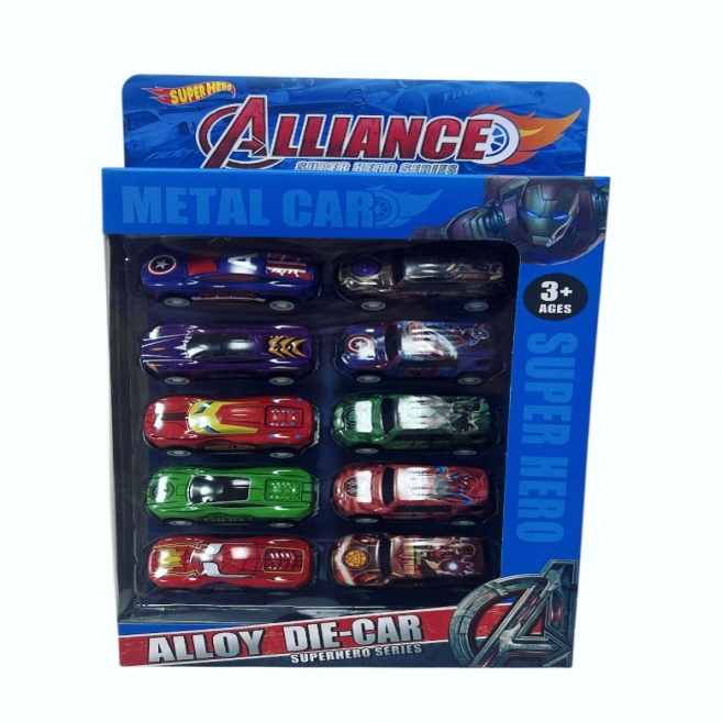 10 lu metal çekbırak aven arabalar hcn C10