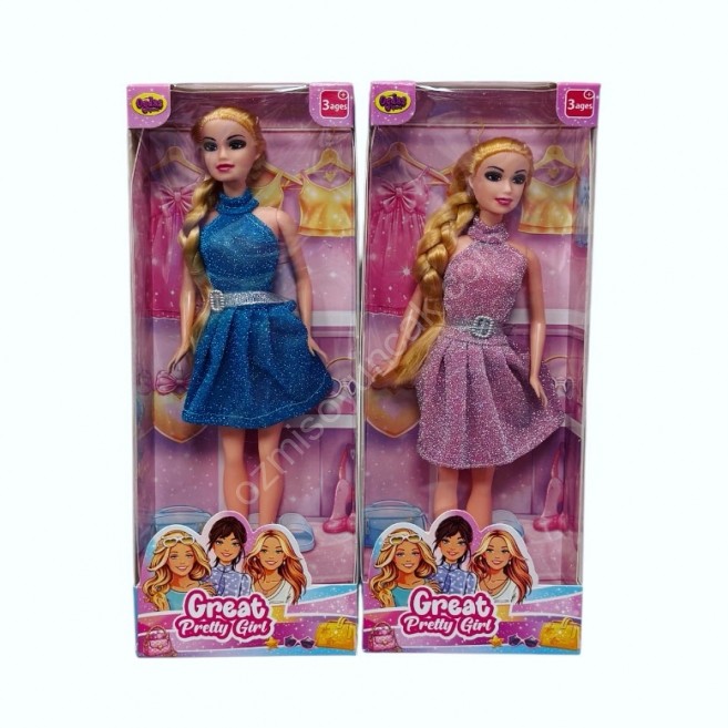 Great saç örgülü bebek oyd 2288