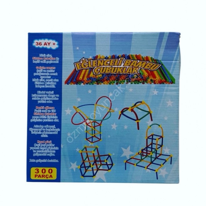 300 parça bambu çubuklar özm