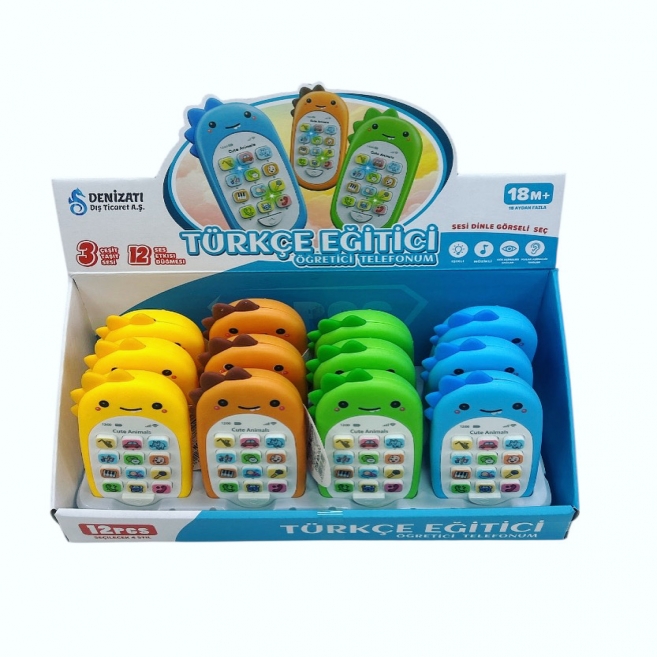 Türkçe eğitici telefon dino cn312-2/ adet fiyatı 130₺