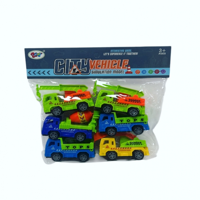 Pvc 6 lı inşaat kamyonları psf 779-12A
