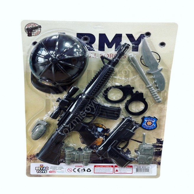 Kasklı polis seti byz 120