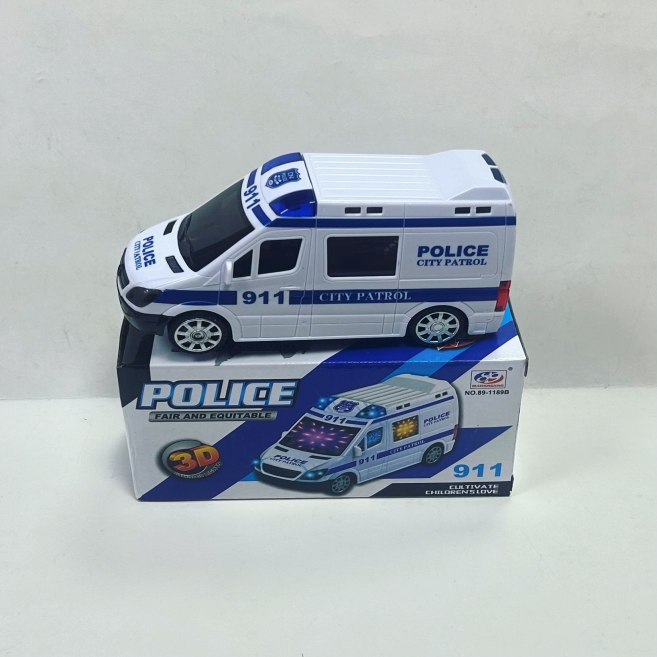 Pilli ışıklı çarpdön polis minibüs new 89-1189B