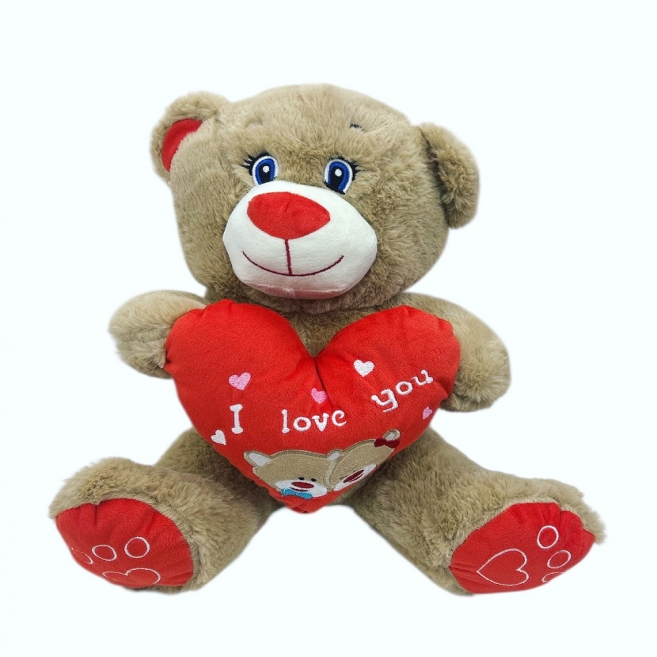 35 cm kalpli kirpikli ayıcık pf 04046